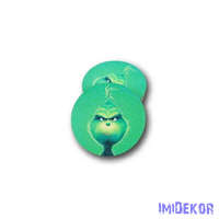 Kerek karácsonyi 7cm 5db/csomag - Morcos Grincs