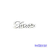 Tavasz fa felirat 10x3,5cm 5db/csomag - Fehér