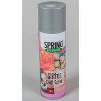  Glitter Spray SPRING 300 ml dekorációs fújós spray - Ezüst