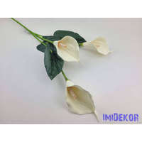 Polifoam kála 3 fejes ág 83cm - Krém