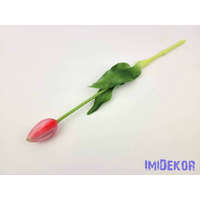  Bimbós tulipán tömör gumi élethű 37 cm - Pirosas-Rózsaszín