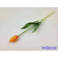 Bimbós tulipán tömör gumi élethű 37 cm - Narancs