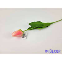  Bimbós tulipán szálas 48 cm - Halvány Rózsaszín