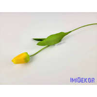  Bimbós tulipán szálas 48 cm - Sárga