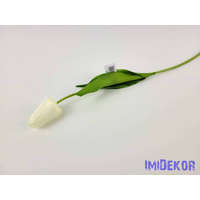  Bimbós tulipán szálas 48 cm - Fehér