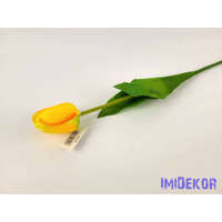 Tulipán szálas selyem 54 cm - Sárga
