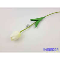  Tulipán szálas gumi 48 cm - Fehér