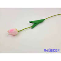  Tulipán szálas gumi 48 cm - Világos Rózsaszín