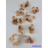 Orchidea polifoam fej 10 cm - Púder Átmenetes