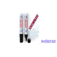 Snowman alkoholos filc vastag NG - Fekete