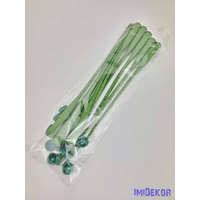  Fiola kupakkal zöld drótos 28cm 10db/cs