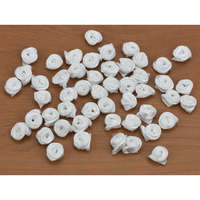 Esküvői szatén rózsa virágfej 1 cm