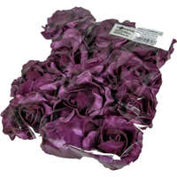  Polifoam rózsa fej virágfej habvirág 6 cm sötét lila habrózsa