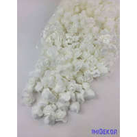  Polifoam rózsa fej midi virágfej habvirág 3 cm fehér habrózsa