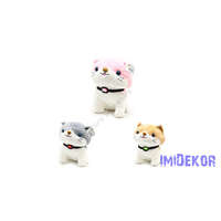 Cica plüss figura 16 cm - Barna