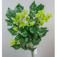  Borostyán 9 ágú leveles álló zöld selyem bokor cserepezhető 50 cm