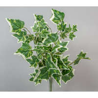  Borostyán tarka 9 ágú leveles álló zöld selyem bokor cserepezhető 50 cm