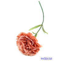 Szegfű antik szálas selyemvirág 40 cm - Fáradt Rózsaszín