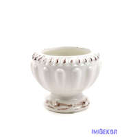 Kerámia kaspó mini antikolt - A