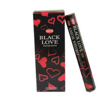  HEM Black Love / Fekete Szerelem füstölő hexa indiai 20 db