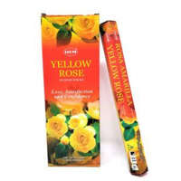 HEM Yellow Rose / Sárga Rózsa füstölő hexa indiai 20 db