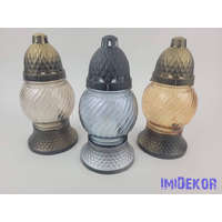 Nagy gömb üvegmécses 21 cm - Light Mix