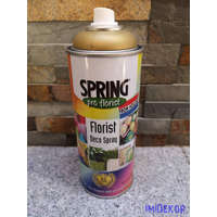 Virágfesték SPRING 400 ml dekorációs fújós festék spray - Brite Gold / Arany