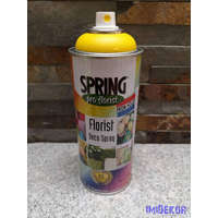 Virágfesték SPRING 400 ml dekorációs fújós festék spray - Chrome Yellow / Króm Sárga