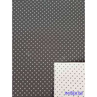 Vízhatlan mintás ív 70x100cm - Pöttyös Kétoldalú - Fekete-Fehér