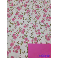 Vízhatlan mintás ív 70x100cm - Barackvirágos - Pink