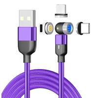 AHT CKSM-13 USB - USB-C/Lightning/mikro USB 3 in 1 mágneses töltő kábel