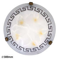 Rábalux Rábalux Etrusco fehér alabástrom üveg mennyezeti lámpa 1xE27 (7648)