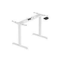 Levano Óriás asztalokhoz | Állítható szélességű elektromos íróasztal láb két motorral ülő-/állómunkához memória funkció +USB fehér Levano Control Pro LV0665