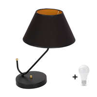 Milagro Milagro VICTORIA fekete asztali lámpa (MLP4914) 1xE27 + ajándék LED izzó