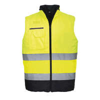 Portwest Portwest S267 Hi-Vis kéttónusú mellény sárga/navy színben