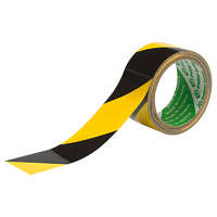 Rock safety Öntapadós jelzőszalag sárga-fekete színben 20mx48mm