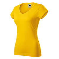 Malfini Malfini 162 Fit V-neck női póló sárga színben
