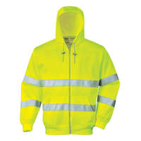 Portwest Portwest B305 HI-VIS munkavédelmi kapucnis pulóver sárga színben