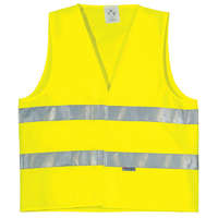 Coverguard Coverguard Oxford fluo sárga színű jólláthatósági munkavédelmi mellény