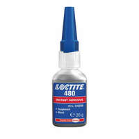 Loctite Loctite 480 20 gr-os ütésálló pillanatragasztó fém/fém, fém/gumi és mágnes ragasztásához