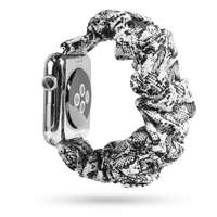 Utángyártott Apple Watch 42/ 44/ 45/ 49 mm Frilly Szövet szíj, Kígyóbőr mintás