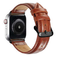 Luxury Leather Strap Apple Watch szíj 38/ 40/ 41 mm Luxury bőr - barna