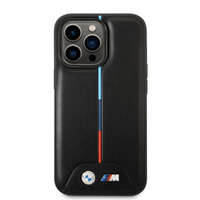BMW Apple iPhone 14 Pro tok, BMW M Tricolor Stripe - fekete