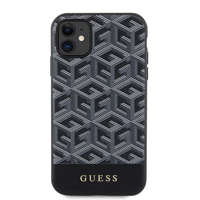 Guess Apple iPhone 14 Pro Max tok, Guess PU G Cube MagSafe kompatibilis fekete