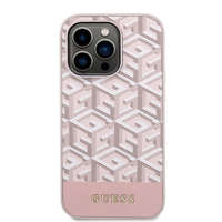 Guess Apple iPhone 13 Pro Max tok, Guess G Cube MagSafe kompatibilis rózsaszín