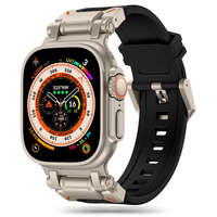 Tech-Protect Tech-Protect Delta Pro, Apple Watch óraszíj (42 / 44 / 45 / 49 mm) - fekete-titánium