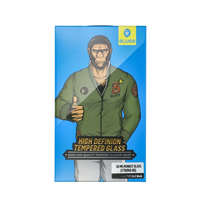 BlueO - Monkey 5D Mr. Monkey Glass - Apple iPhone 15 black (Strong HD) üvegfólia