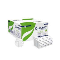 Lucart Kéztörlő 2 rétegű Z hajtogatású 200 lap/csomag, 15 cs/karton EcoLucart_864062E fehér