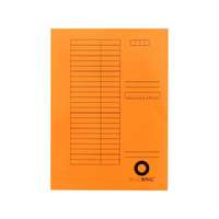 Bluering Iratgyűjtő, táblázatos pólyás dosszié A4, 230g. karton Bluering® narancssárga