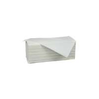Bluering Kéztörlő 2 rétegű V hajtogatású száraz papír törlőkendő 150 lap/csomag Bluering® fehér